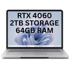 Microsoft Surface Laptop Studio 2 14” 2K TOUCH 2.9GHz Intel i7 64GB 2TB RTX 4060