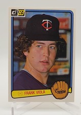 1983 Donruss Frank Viola #382 Rookie Year Vintage Minnesota Twins Baseball Card . rookie card picture