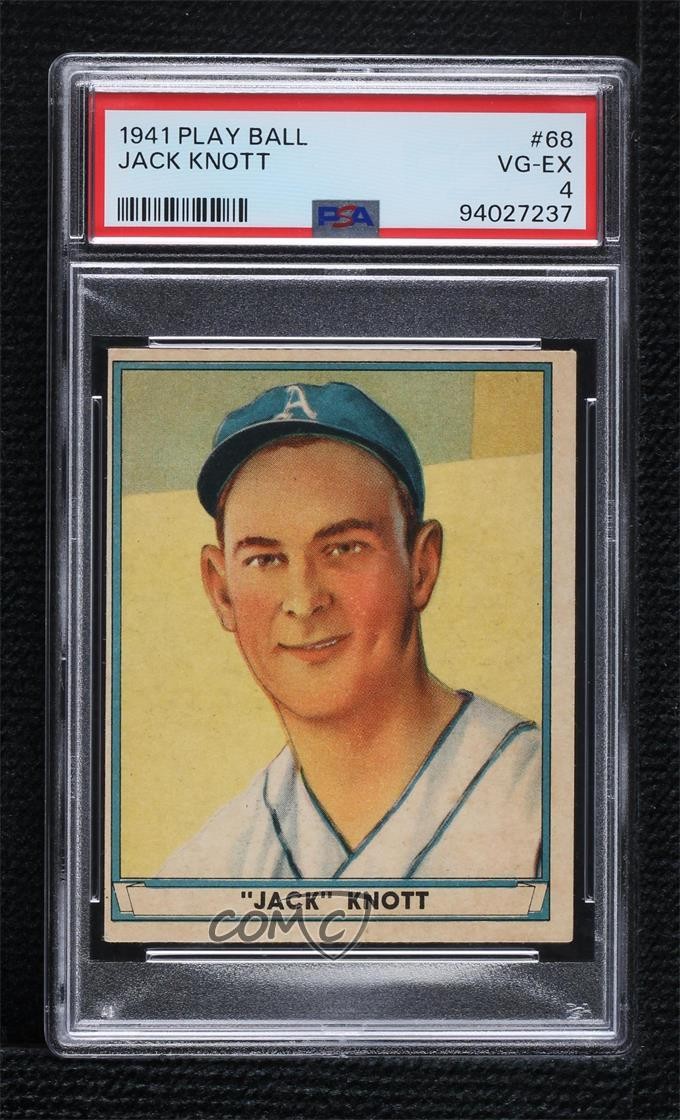 1941 Play Ball Jack Knott #68 PSA 4 02kp