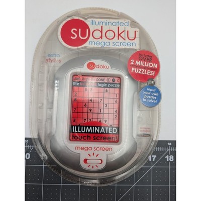 Techno Source Sudoku Handheld Electronic Game Illuminated Mega Screen 20720