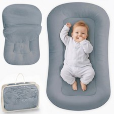 Infant Support Cushion - Baby Lounger for Newborn, 0-24 Months, Breathable Co...