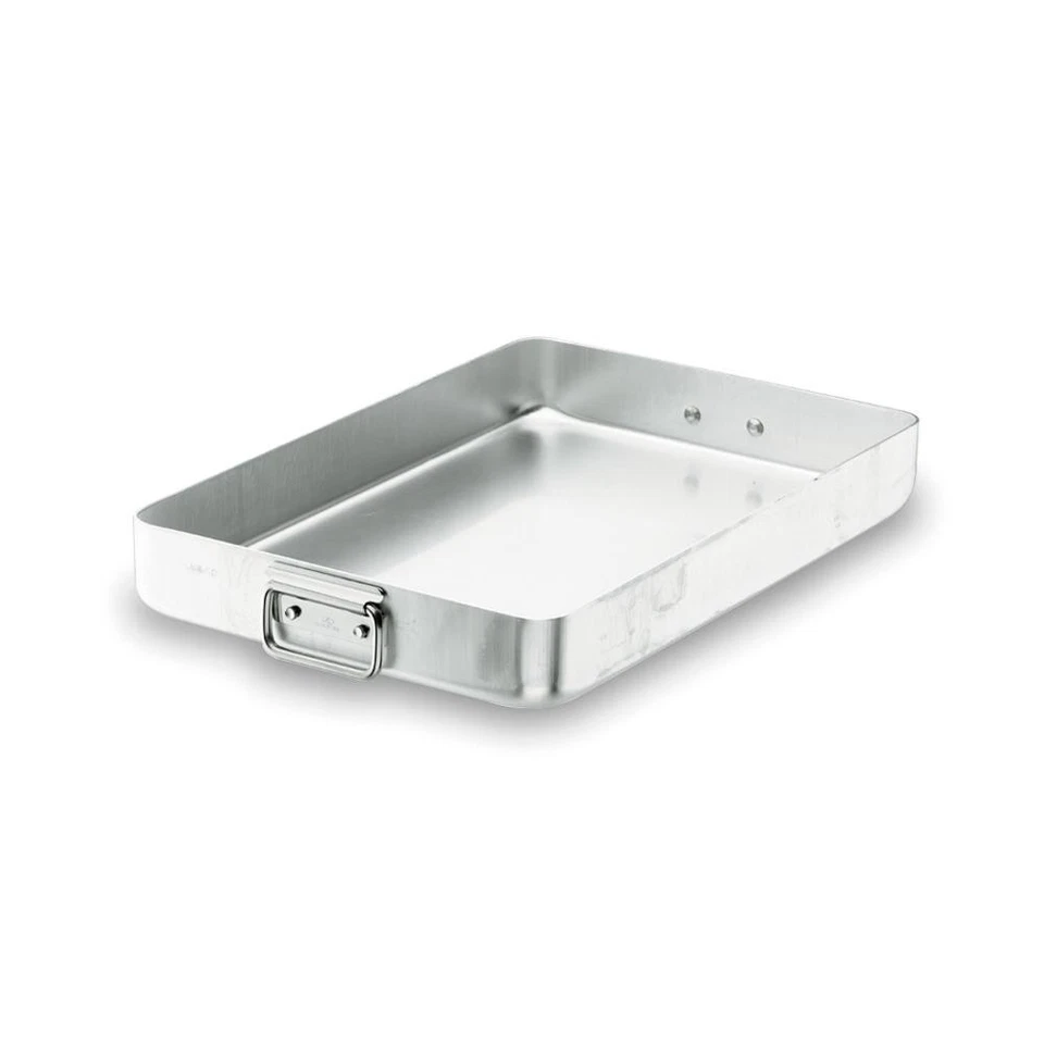 [20560A] Lacor Plat à Rôtir avec poignée articulée Chef-Aluminium 60x40cm - Photo 1/1