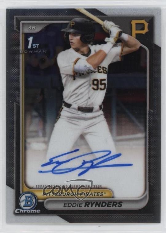2024 Bowman Draft Chrome Prospect Auto Eddie Rynders #CPA-ER Auto 19n6