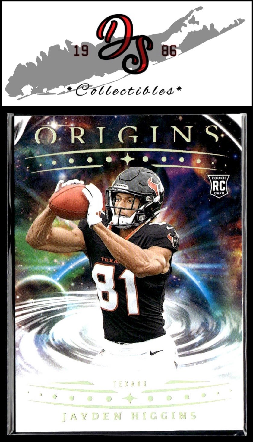 2025 Panini Origins #132 Jayden Higgins Houston Texans RC