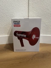 Supreme Pyle Water Resistant Bullhorn Megaphone Speaker PMP66WLT FW21 Red. NEW