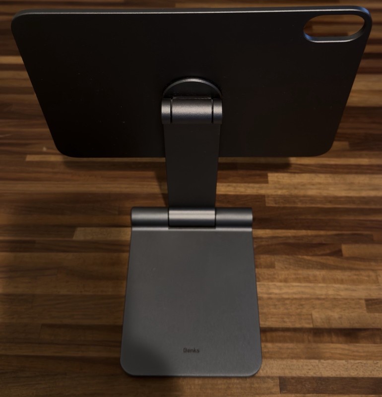 Benks Infinity Adjustable Gray Metal/Aluminum Desktop Tablet Stand iPad Mini 6