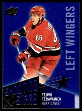 2018-19 Upper Deck Shooting Stars Left Wingers Teuvo Teravainen Carolina