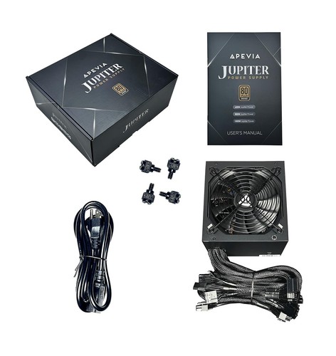 ATX-JP600W Jupiter 600W 80 Plus Bronze Certified Active PFC ATX Gaming Power ... - Picture 7 of 7