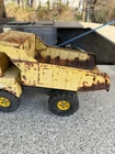 Tonka Mighty Dump Truck  1970’s Vintage Yellow Pressed Steel
