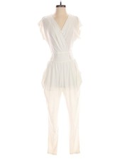 Double Zero Women Ivory Jumpsuit M