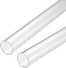 Acrylic Pipe Clear Rigid round Tube 26Mm 1" ID 30Mm OD 10" for Lamps and Lanter