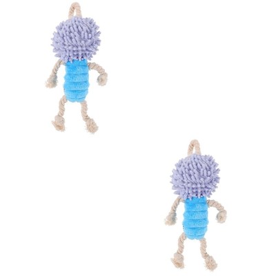  2 Pack Bungee-Seil-Hundespielzeug Lustiges Haustier Quietscher