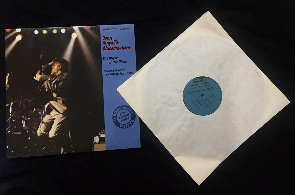 John Mayall‘s Bluesbreakers-The Power of the Blues 1987 BlueVinylTourEditionRare - Bild 3 von 4