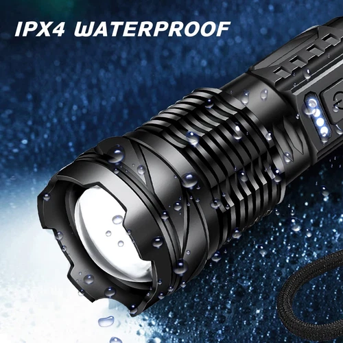 Linterna LED súper brillante 990000000 lúmenes luces de trabajo tácticas recargables - Imagen 9 de 14