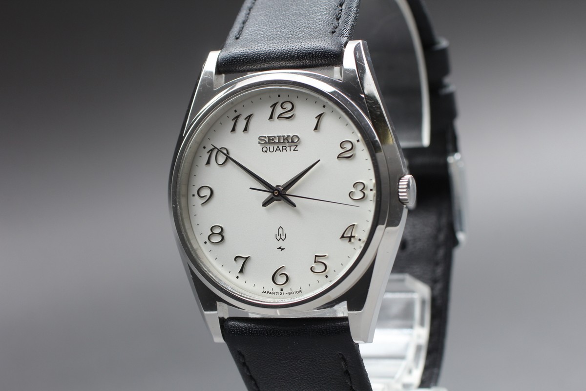 SEIKO 7121-8000 腕時計 Vintage 1979 [Near MINT] Seiko Chariot 7121-8000 Silver