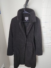 The Limitied Sherpa Coat Size L Faux Fur Trench Overcoat