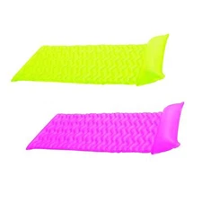 Intex - Tote-N-Float Wave Inflatable Air Mat, (90 inches X 34 inches), (Colors M