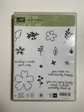 Stampin' Up Love  Affection Photopolymer Stamp Set and Floral Affection EF