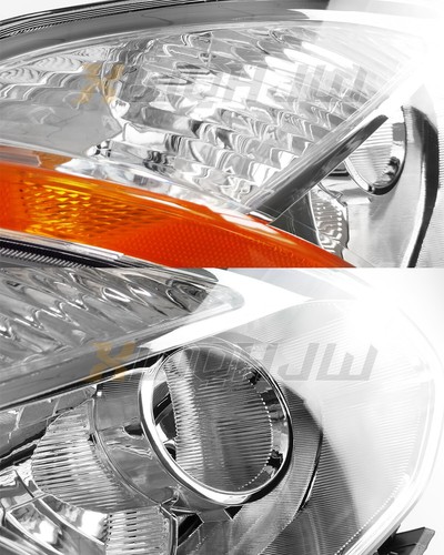 Headlights Fits 2008-2013 Rogue 2014-2015 Select Halogen Clear Head Lamps Pair - Picture 11 of 12