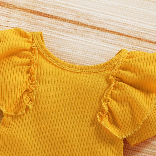 3PCS Newborn Baby Girl Clothes Floral T Shirt Tops Shorts Headband Outfits Sets - Picture 7 of 27