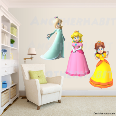 #ad #ad Princess Rosalina Princess Peach and Princess Daisy Wall Decal Inspired $24.99