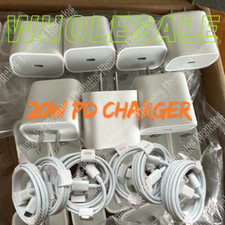 Upgrade 20W Fast Charger Block Type C Cable For iPhone 14 13 12 11 Pro Max 8 Lot