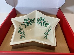 Lenox Christmas Bowl Star Shaped