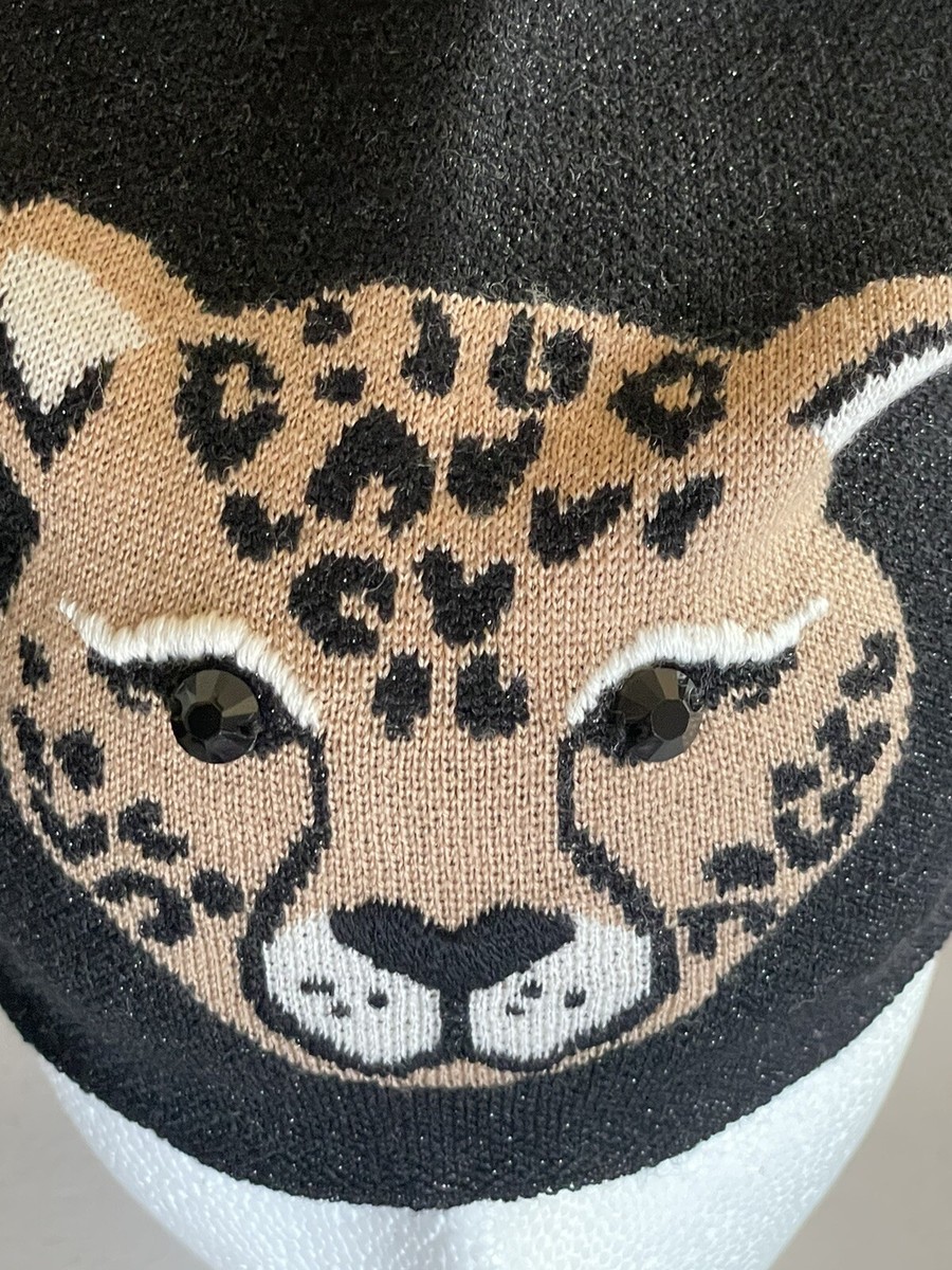 Kate Spade Leopard Wool Blend Beanie NWT Kate Spade New York downtown leopard beanie | Nordstrom main image 3