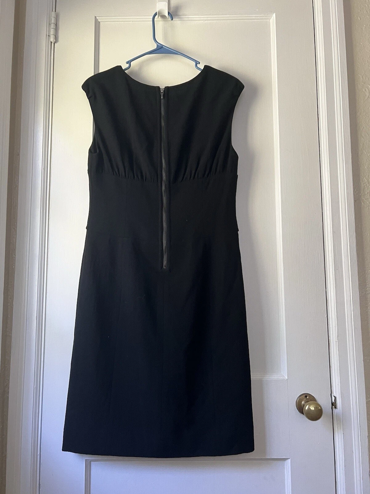 Abito da cocktail Tory Burch nero Twist lana Patrice taglia 6