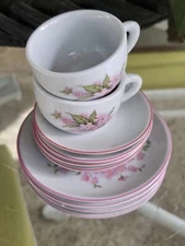 Cute Reutter Porzellan Germany Floral Collection Tea Set Miniature Pieces
