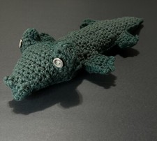 Handmade Crochet stuffed animal, Alligator Crocodile Plush Animal 8x22