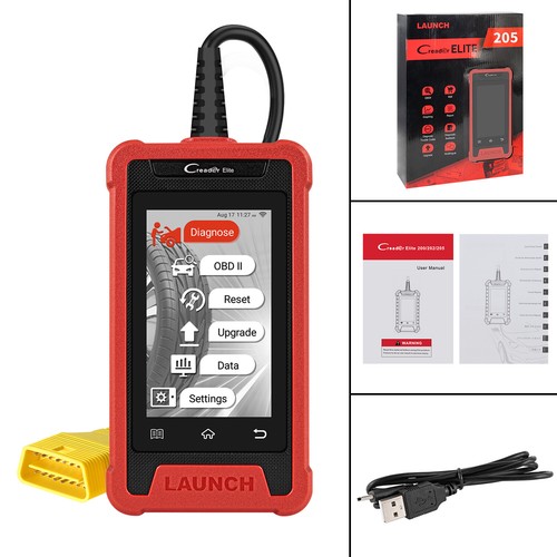 LAUNCH Creader Elite 205 OBD2 Scanner Engine AT ABS SRS Diagnostic Tool TPMS DPF - Picture 14 of 14