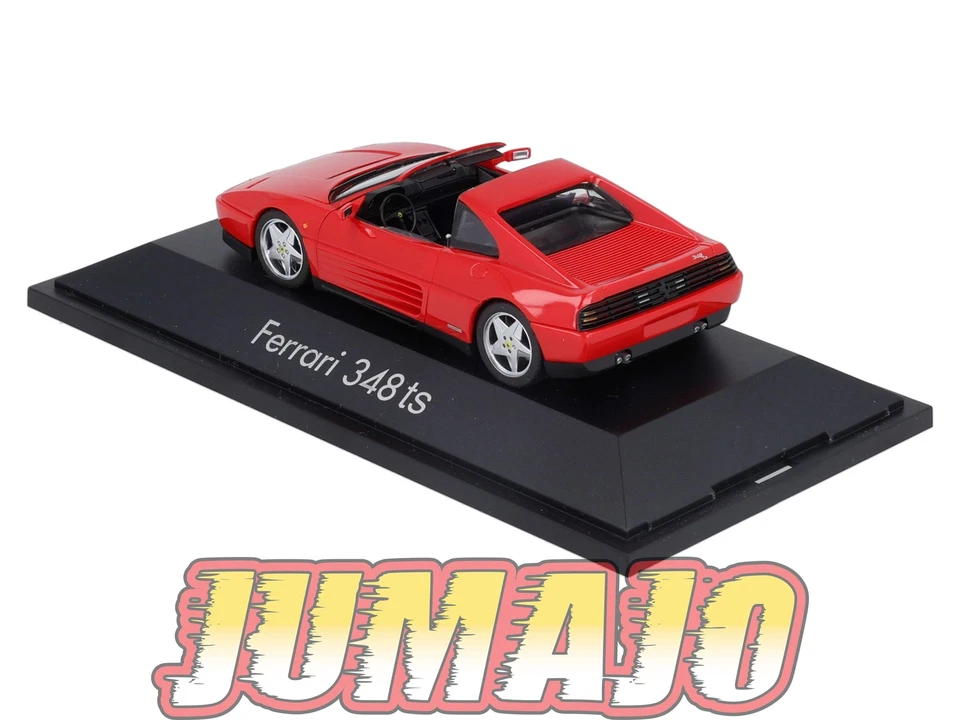 FER41 voitures plastiques 1/43 Herpa : 1020 FERRARI 348 ts rouge - Photo 3/4