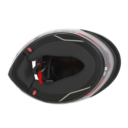 Agv K6 S Karve Matt Black White Red, Full Face Motorcycle Helmet, New E2206! - Picture 8 of 9