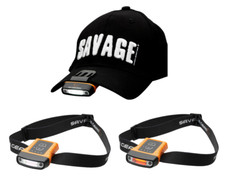 Savage Gear MP Flip and Cap Head Lamp 100 lumen  Kopflampe  Angellampe  Lampe