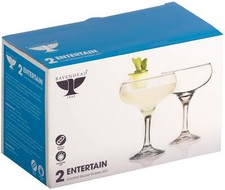 Image of Ravenhead Entertain Cocktail Saucer Glasses 20CL Pk2 0041.623 Set 2