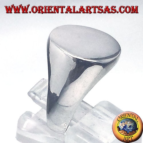 Anneau Chevalier Ovale En Argent Sterling 925/1000 - Neuf Avec étiquettes