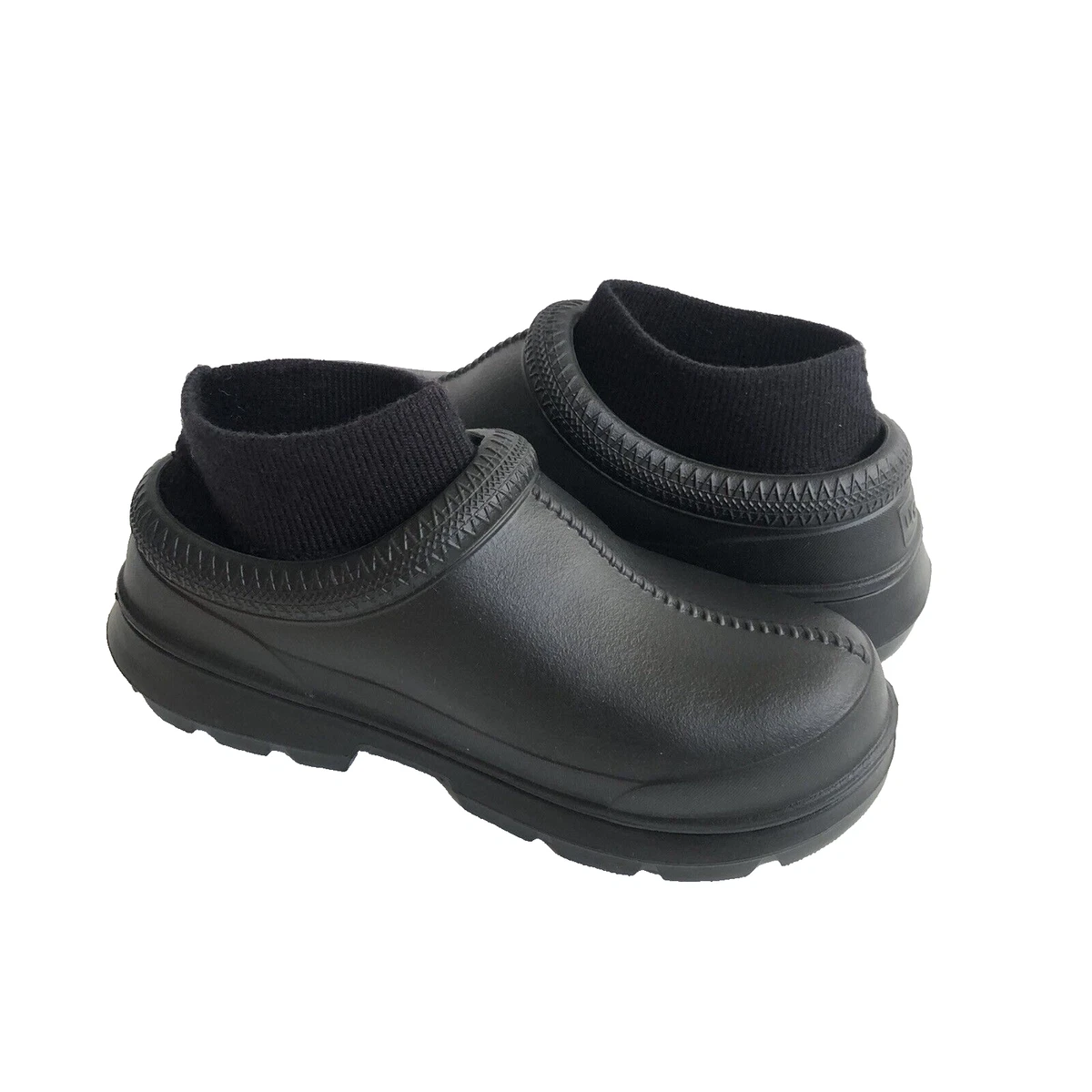 UGG WOMEN TASMAN X BLACK SLIP ON MOCCASIN SHOES US 6 EU 37 UK 4
