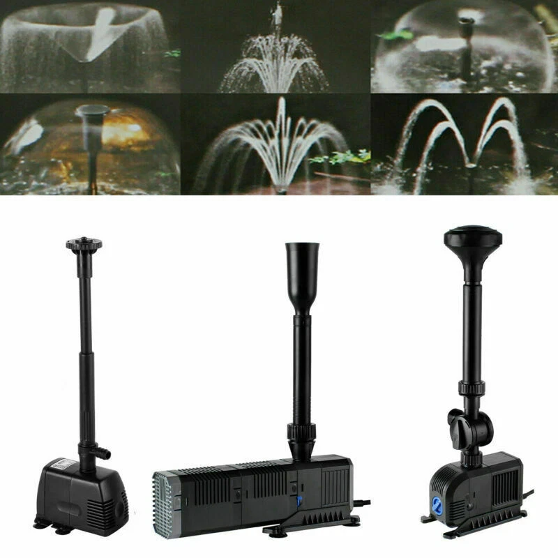 Springbrunnenpumpe Teichpumpe Teich Fontäne Wasserpumpe Gartenpumpe Dekor - Bild 4 von 4