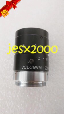 1PC USED Industrial lens VCL-25MM 25mm 1:2.2 for 3CCD #E5
