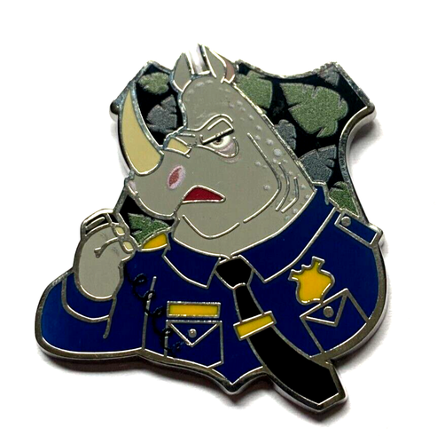 Disney Pin Badge Officer McHorn - Zootopia ZPD - Mystery - 第 1/2 張圖片