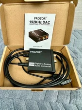PROZOR - 192KHz DAC Converter - Digital to Analog Audio Converter Model: DAC01k
