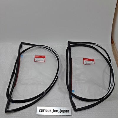 HONDA OEM 3D CIVIC EG3 4 5 EG6 Heck Viertel Glas Fenster Zierleiste Dichtung ...