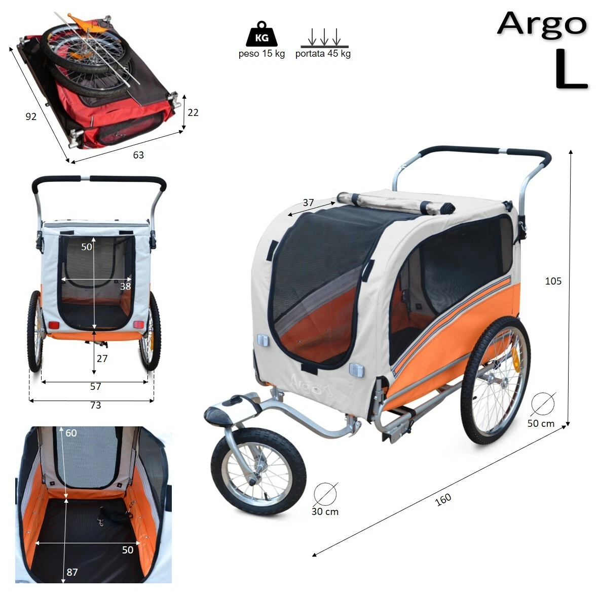 Child bike cheap trailer argos