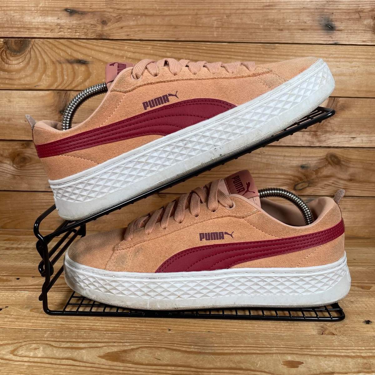 Puma smash suede trainers ladies hotsell