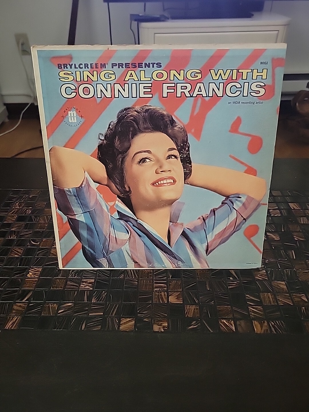 Sing Along With Connie Francis 1961 USA vinyl LP 8002