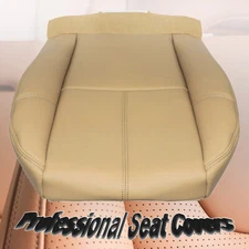 Driver Bottom Leather Seat Cover 2007-2014 Fits Chevy Silverado Tan cashmere US