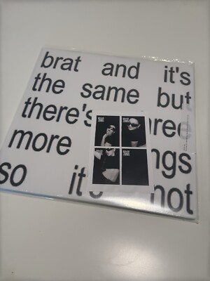 Charli XCX Brat But There's 3 More Songs 2LP & Polaroids X/200 White Vinyl