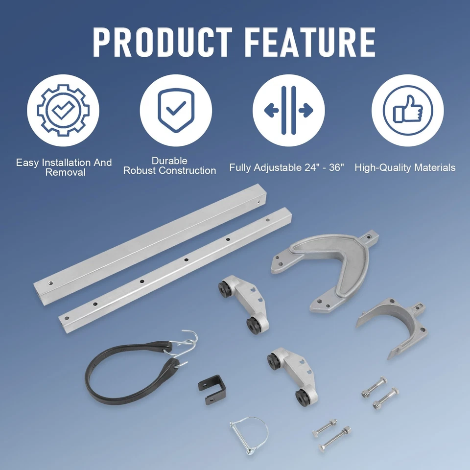 Attwood Adjustable Heavy-Duty Transom Saver - 24"-36" SP-4000-ADJ-RB  - Image 3 of 4