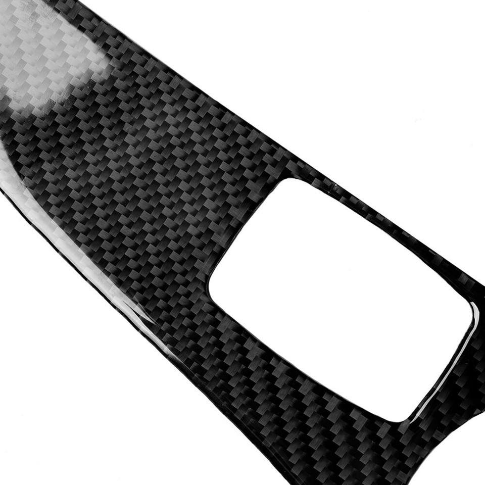 Carbon Fiber Gear Shift Panel Cover Decorative Trim For Chevrolet